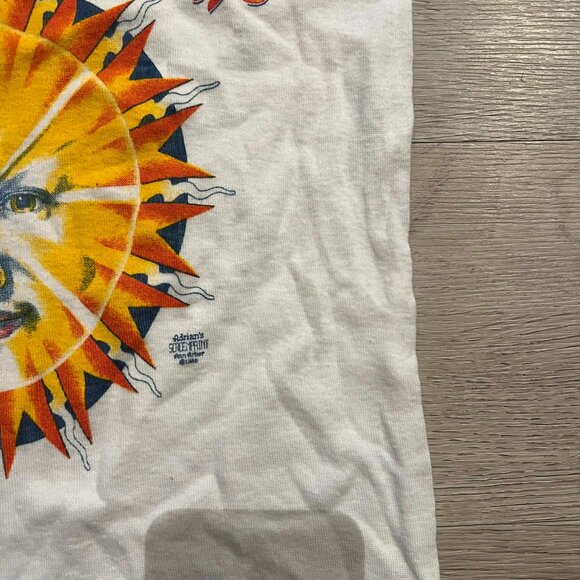 Vintage 1980 Ann Harbor Adrian's Screenprint Turn on the Sun Graphic Shirt - Picture 3 of 6
